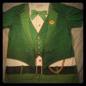 Leprechaun tee shirt all over print